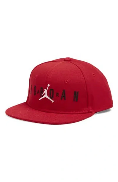 Jordan Kids' Jan  Jumpman Air Snapback Cap In Red