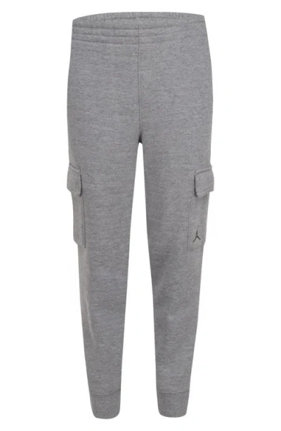Jordan Kids' Jdb Essentials Cotton Blend Cargo Pants In Gray