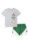Jordan Boys' Jumpman Stacked Play Tee & Shorts Set - Little Kid In Pine Green