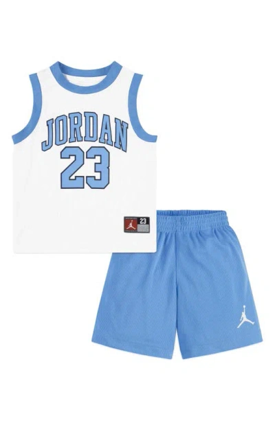 Jordan Kids' Toddler Boys 23 Jersey Set In Carolina/white