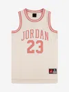 Jordan Kids  23 Jersey In Beige