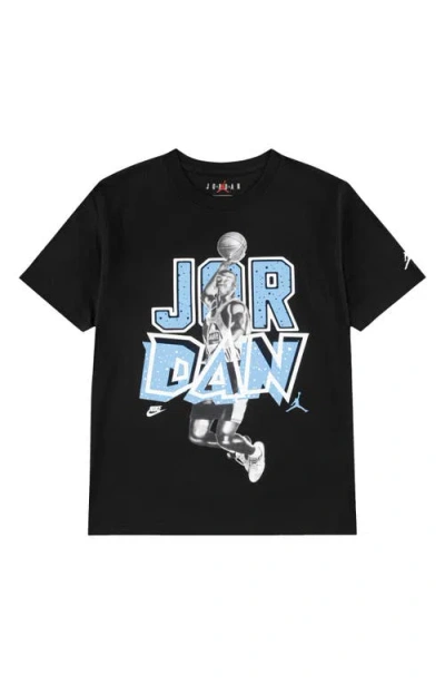 Jordan Kids'  Retro Stack Graphic T-shirt In Black