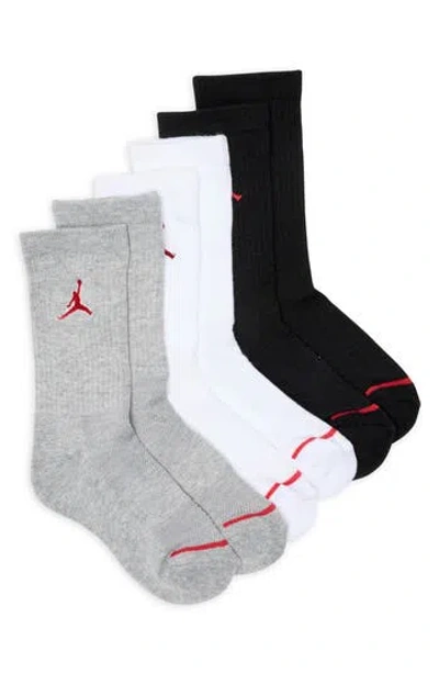 Jordan Kids' Jumpman 3-pack Crew Socks In Multi