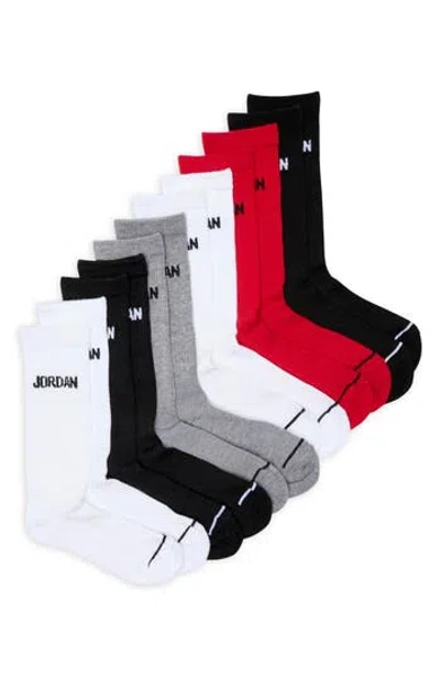 Jordan Kids' Jumpman 6-pack Crew Socks In Black