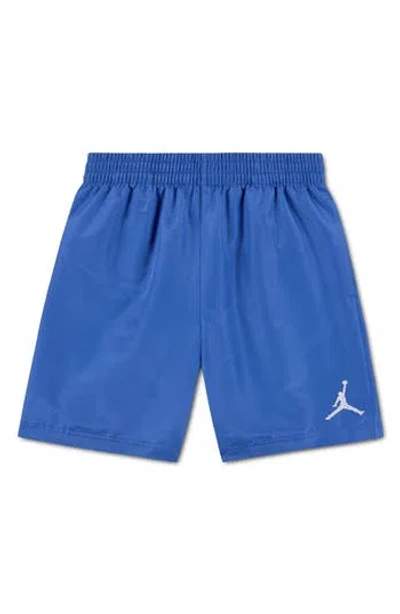 Jordan Kids' Jumpman Drawstring Shorts In Blue