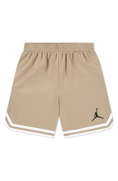 Jordan Kids' Jumpman Drawstring Shorts In Brown