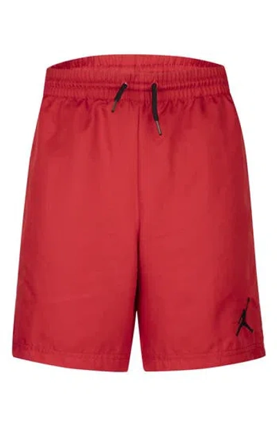 Jordan Kids' Jumpman Drawstring Shorts In Red