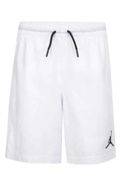Jordan Kids' Jumpman Drawstring Shorts In White