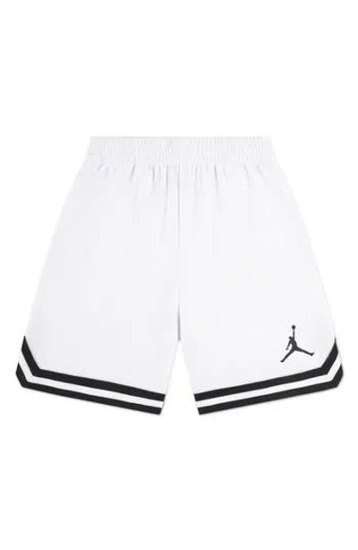 Jordan Kids' Jumpman Drawstring Shorts In White