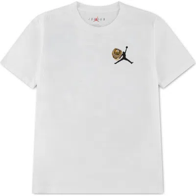 Jordan Kids' Jumpman Graphic T-shirt In White