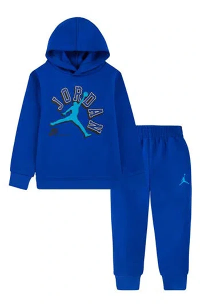 Jordan Kids' Jumpman Hoodie & Joggers Set In Blue