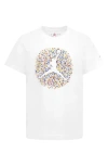 Jordan Poolside Jumpman Little Kids' Graphic T-shirt In White