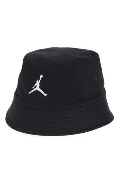 Jordan Kids' Logo Bucket Hat In Black
