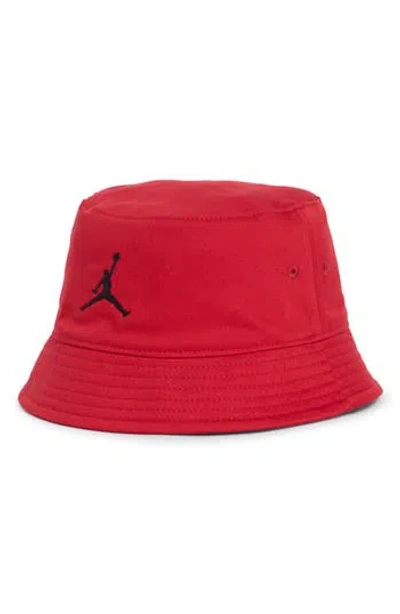 Jordan Kids' Logo Bucket Hat In Red