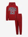 Jordan Kids Logo Tracksuit In Red