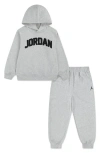 Jordan Kids' Mj Aj1 Fleece Hoodie & Joggers Set In Gray