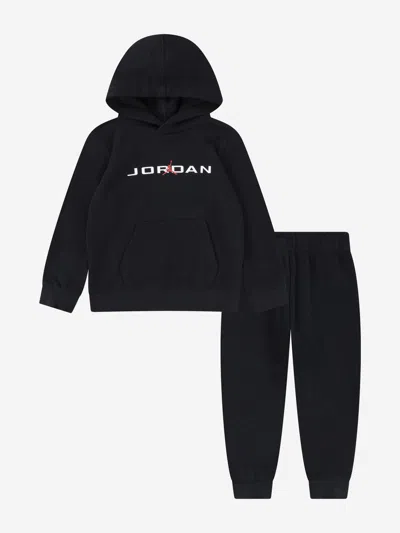 Jordan Kids Mj Baseline Tracksuit In Black