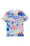 Jordan Kids' Mj Billboard Print T-shirt In White
