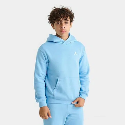 Jordan Kids Mj Brooklyn Fleece Pullover Hoodie In Blue