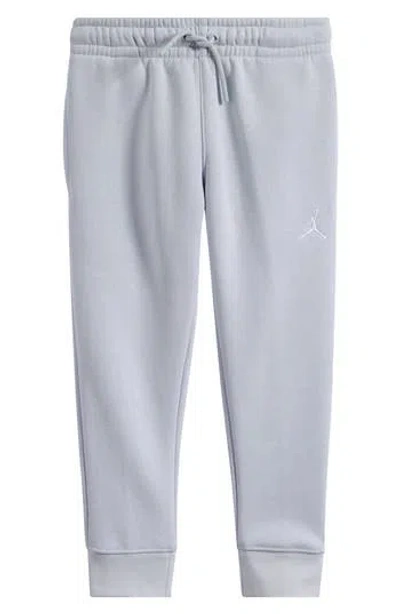 Jordan Kids' Mj Brooklyn Fleece Sweatpants In Silver