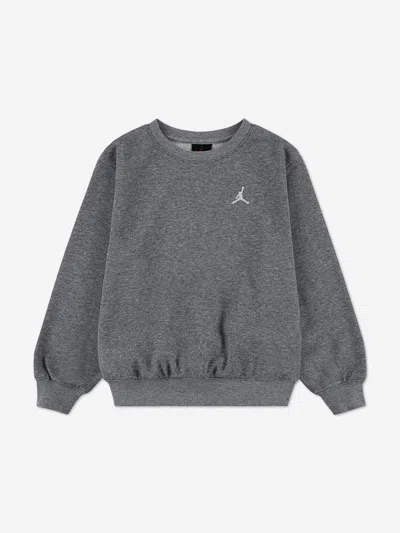 Jordan Kids Mj Brooklyn Sweatshirt In Gray