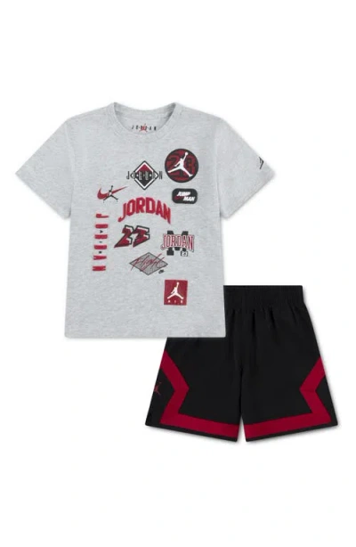Jordan Kids' Mj Dynasty Graphic T-shirt & Shorts Set In Multi