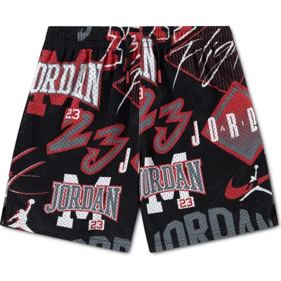 Jordan Kids' Mj Dynasty Mesh Basketball Shorts In Black