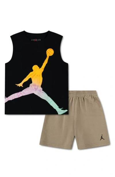 Jordan Kids' Mj Festival Graphic Tank & Pull-on Shorts Set In Multi