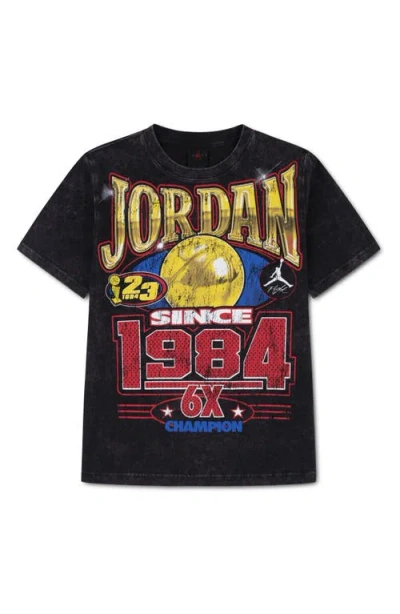 Jordan Kids' Mj Gold 6x Since '84 Graphic T-shirt In Black