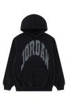 Jordan Kids' Mj Mvp Fleece Hoodie In Black