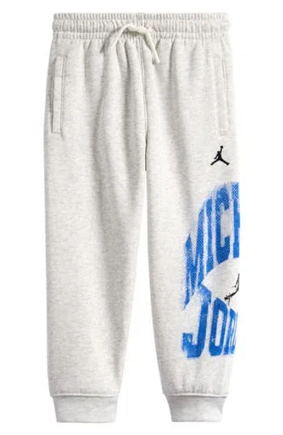Jordan Kids' Mj Mvp Fleece Sweatpants In Gray