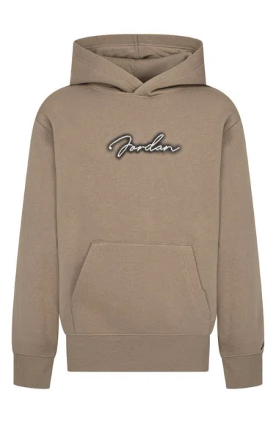 Jordan Kids' Mvp Hoodie In Desert Camo