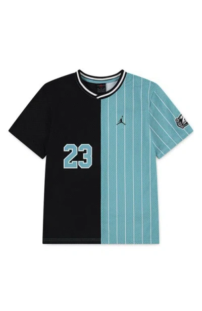 Jordan Kids' Play Off V-neck Mesh Jersey In Blue
