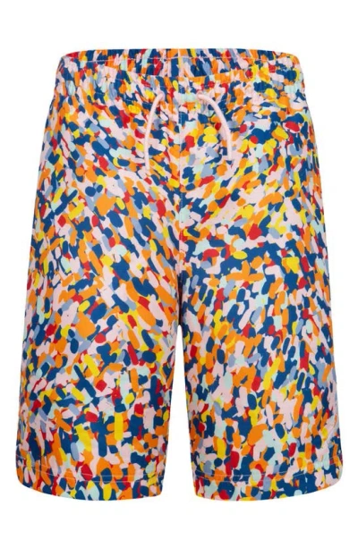 Jordan Mj Essentials Poolside Big Kids' Printed Shorts In Pink