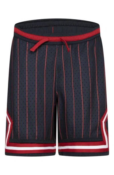 Jordan Kids' Print Dri-fit Mesh Basketball Shorts In Blue