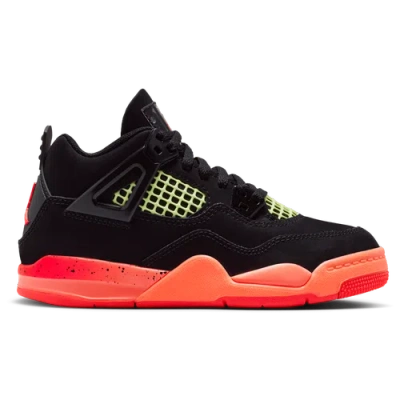 Jordan Kids Retro 4 In Black