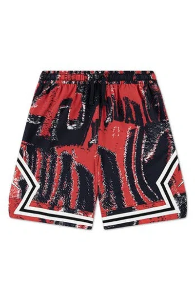 Jordan Kids' Sport Woven Diamond Shorts In Brown
