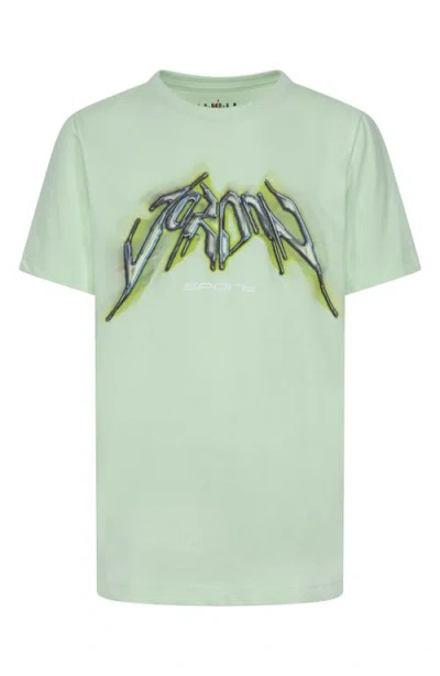 Jordan Dri-fit Big Kids' Sports Graphic T-shirt In Vapor Green