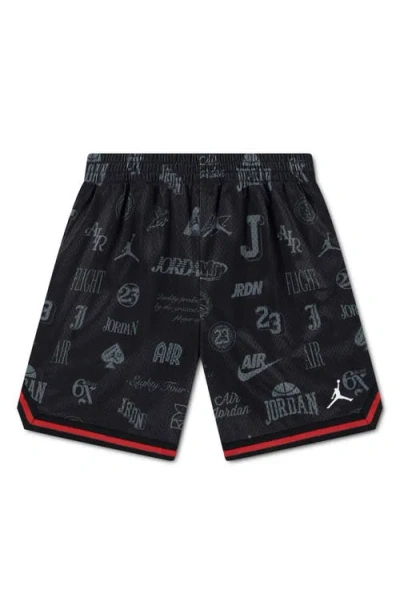 Jordan Kids' Taped Mj Mesh Shorts In Black