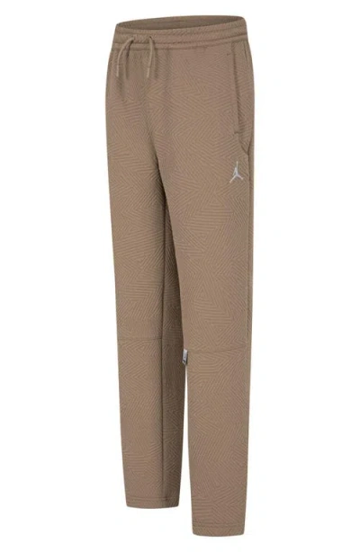 Jordan Kids' Textured Knit Athletic Pants In Desert Camo