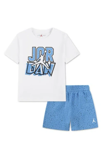 Jordan Kids' The Greatest Graphic T-shirt & Shorts Set In Multi