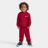 Jordan Kids Toddler Jumpman Stamp Pullover Hoodie And Jogger Pants Set In Red