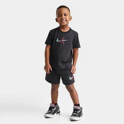 Jordan Babies' Kids Toddler Jumpman T-shirt And Shorts Set In Black