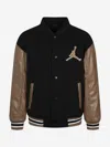 Jordan Kids Varsity Jacket In Brown