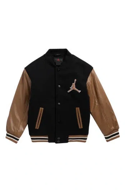 Jordan Kids' Varsity Letter Jacket In Multi
