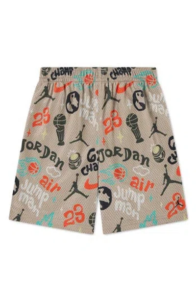 Jordan Kids' World Tour Mesh Shorts In Multi