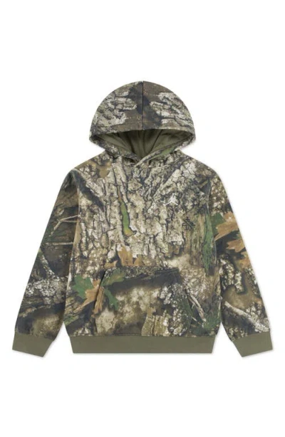 Jordan Kids' X Realtree Mj Mvp Fleece Hoodie In Green