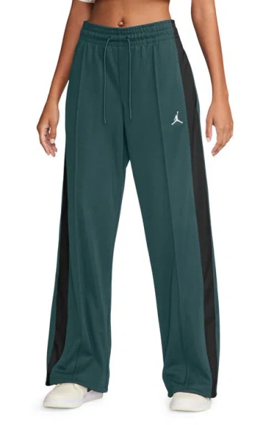 Jordan Knit Track Pants In Oxidized Green/black/white