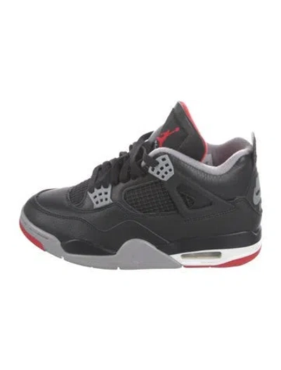 Pre-owned Jordan Leather Athletic Sneakers In Black