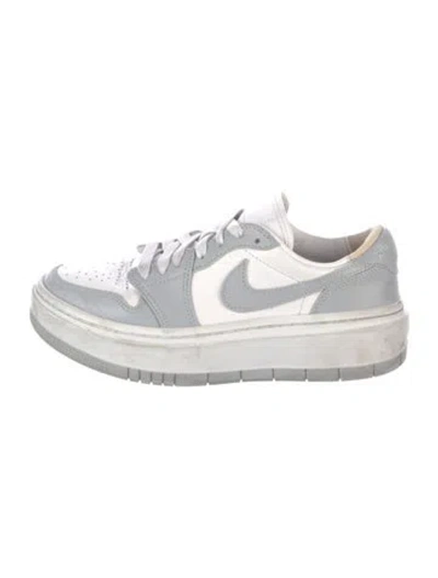 Pre-owned Jordan Leather Athletic Sneakers In Multi